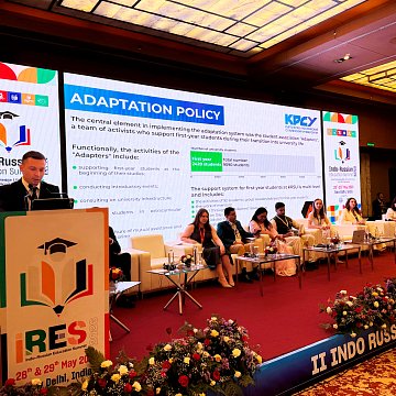 The Rector of KRSU spoke at the Indian-Russian Educational Summit in New Delhi